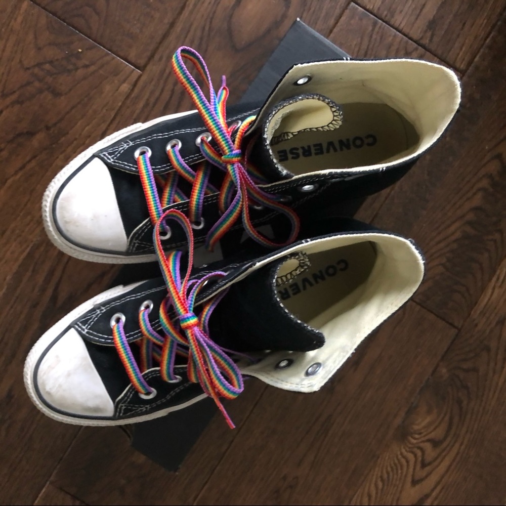 Converse Black All Star Hi Women’s US6 Men’s US4